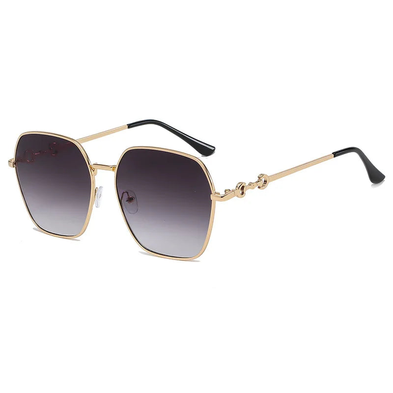 GWTNN OEM Occhiali Da Sole Di Lusso Da Uomo Fashion Square Metal Fashion Large Sunglasses