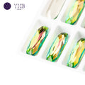 Wholesale in Bulk Loose Color Changing Custom Patches Rectangle Glass Crystal Stone Rhinestone