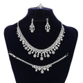 Dubai Bridal AAA Cubic Zirconia Luxury Jewellery Necklace Fashion Saudi Arabia Wedding Accessories Jewelry Sets BN8050