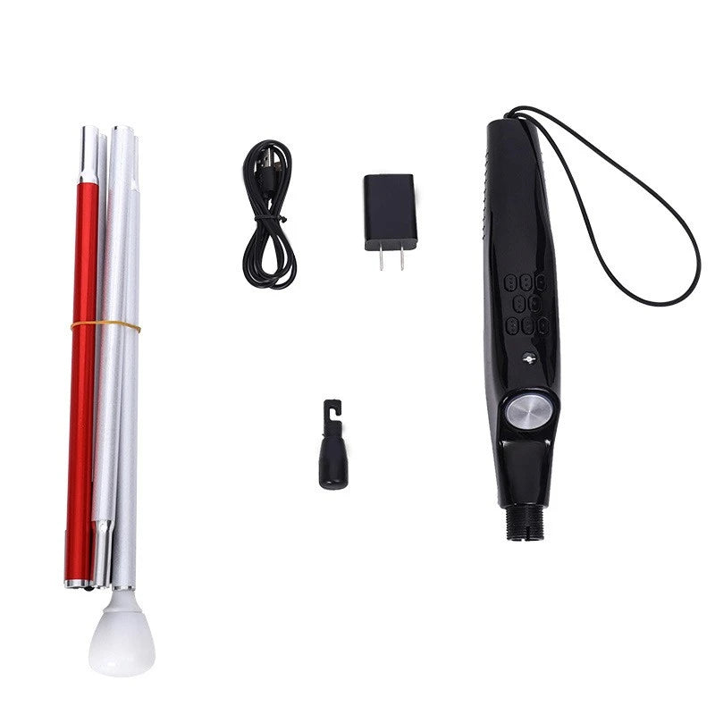 Reflective Folding Crutches 2024 Smart Ultrasonic Blind Cane for Safe & Independent Walking MegaBDM