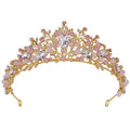 Wedding Birthday Headdress Hair Band Crown Baroque Rhinestone Crystal Bride Handmade Crown Accessories