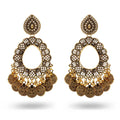 2025 Wholesale Burnish Anti Silver Gold Plated Long Big Vintage Stud Earring With Multi Many Charms of Coins Dangling Earrings