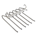 Magic Saving 6-Layer Pants Rack Non-Slip Clothes Organizer for Scarf Jeans Multi-Purpose Organizer for Wardrobe Cleaning