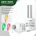 JTING Holographic Pigment No Stick Powder Nail Chrome Top Coat Gel Polish OEM Private Label Magic Mirror Powder Topcoat