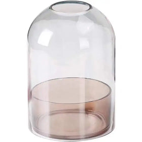 Custom Made Hand-blown Creative Colored Nordic Style Hydroponic Separated Body Glass Vase
