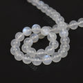 AAAAA Semi Precious Natural Blue Flash Rainbow Moonstone Beads for Jewelry Making  6mm  8mm 38cm Strand