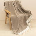 Wholesale 100% Cotton Woven Turkish Towel Blanket Solid Pattern Modern Style Home Anti-Static Four Seasons Custom Logo Printing