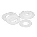 DIN 125 Polyamide 6.6 Gasket M8 Black White Split Nylon Washer Steel Copper Brass Aluminium Zinc-Finish Bonded for DIN 9021