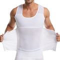 2026 Hot Selling New Men's Body Shaping Vest Stylish Mesh Fitness Slimming Waist Top Three-Row Buckle Vest