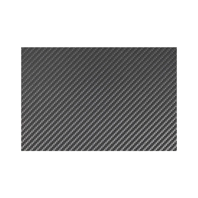 LHS Luxury Super Car LED Interior Decoration Carbon Fiber Perforated Embossed Pattern Custom Thickness Steering Wheel