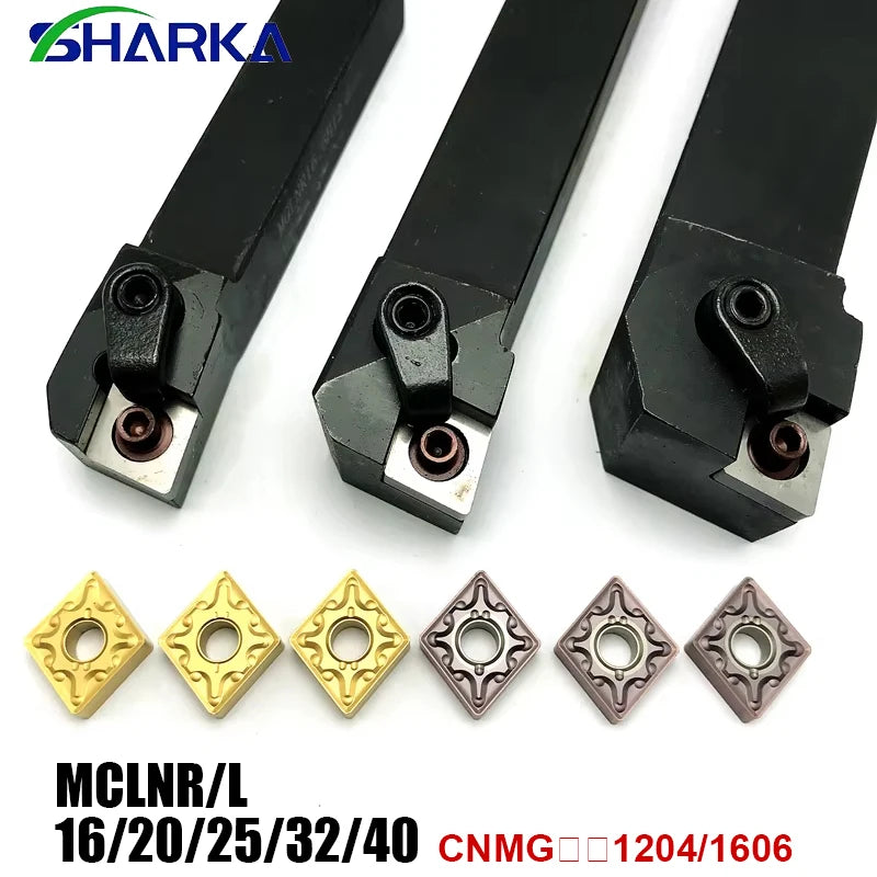 SHARKA MCLNR MCLNL Cnc Lathe Tools Holder Carbide Holder MCLNR2020 MCLNR2525 MCLNR3232 Cutting Tool Holder