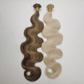 Fast Shipping Factory 2024 Wholesale 100% Human Hair Extensions Silky Straight Wave Italian Keratin Glue Healthy Hair Extension