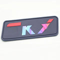 High Quality Custom Logo Labels Sew on Hat 3D Clothing Silicone Patches PVC Patches Rubber  Patches