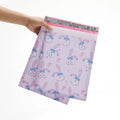 Custom Poly Shipping Mailing Bag Waterproof Courier Packaging for Craft Stickers Candle Durable Plastic Material