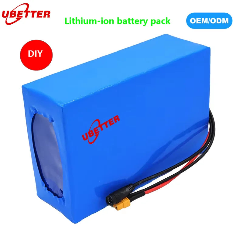 UBETTER Customized 48V/24V 30Ah/60Ah Electric Motorcycle Scooter Lithium Ion LiFePO4 Battery Pack BIS/CE/ROSH/UN38.3 Certified