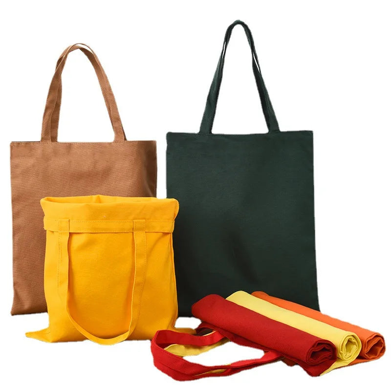 Custom Canvas Tote Bag Natural Recycled Shopping Cotton Bag