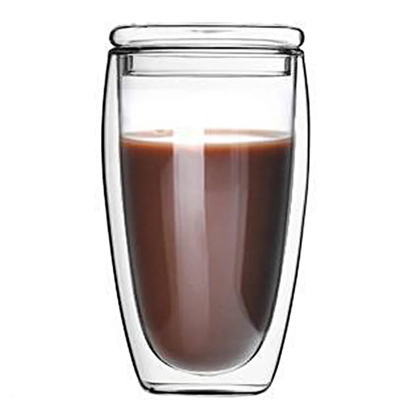 China Wholesale Double Wall Clear Glass Mug for Sublimation Free Sample Available