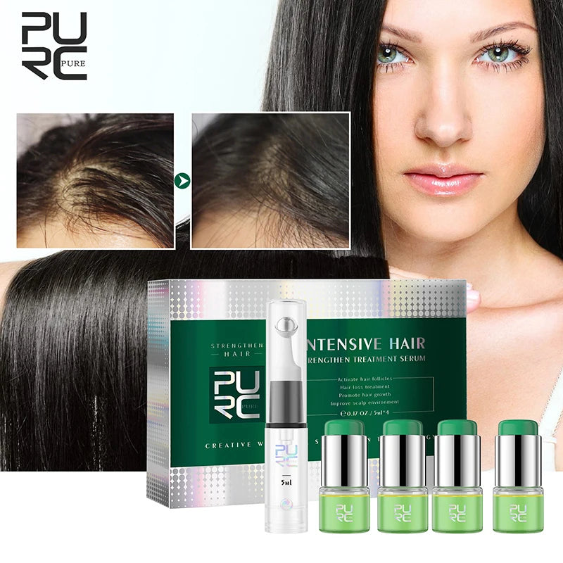 Private Label Plant Extract Promote Hair Growth Serum Scalp Treatment Hair Growth Oil Kit