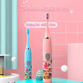 2024 Best Selling Professional Grade Cute Cartoon Smart Sonic Vibration Rechargeable Electric Children's Toothbrush for Home Use