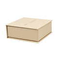 HONPAK Small Gift Box Rigid Cardboard with Sponge Lining Paper Package for Small Business Matt Lamination Printed