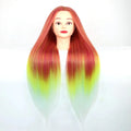Female Wig Black Cosmetology Maniquines Mannequin Head Hairdresser Training Doll Head Synthetic Hair Manikin Head