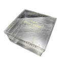 Customized Modern Portable Square Heart Round Acrylic Flower Box