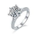 Factory Price Wholesale Shiny Moissanite Latest Women Rings Moissanite Gold Resizable Ring Band for Girl