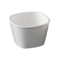 Restaurant Dinnerware Cereal Serving Customized 4.5 Inch 500 ML Melamine Square Soup Bowl