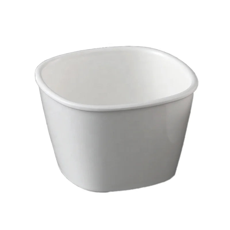 Restaurant Dinnerware Cereal Serving Customized 4.5 Inch 500 ML Melamine Square Soup Bowl