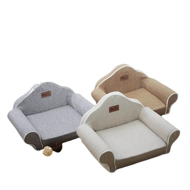 Removable and Washable Four-season Kennel Pet Sofa Folding Bed Breathable and Warm