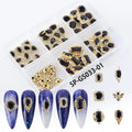 Wholesale Big Rhinestone Crystal Nail Charms Zircon Black Diamond Nail Art Accessories