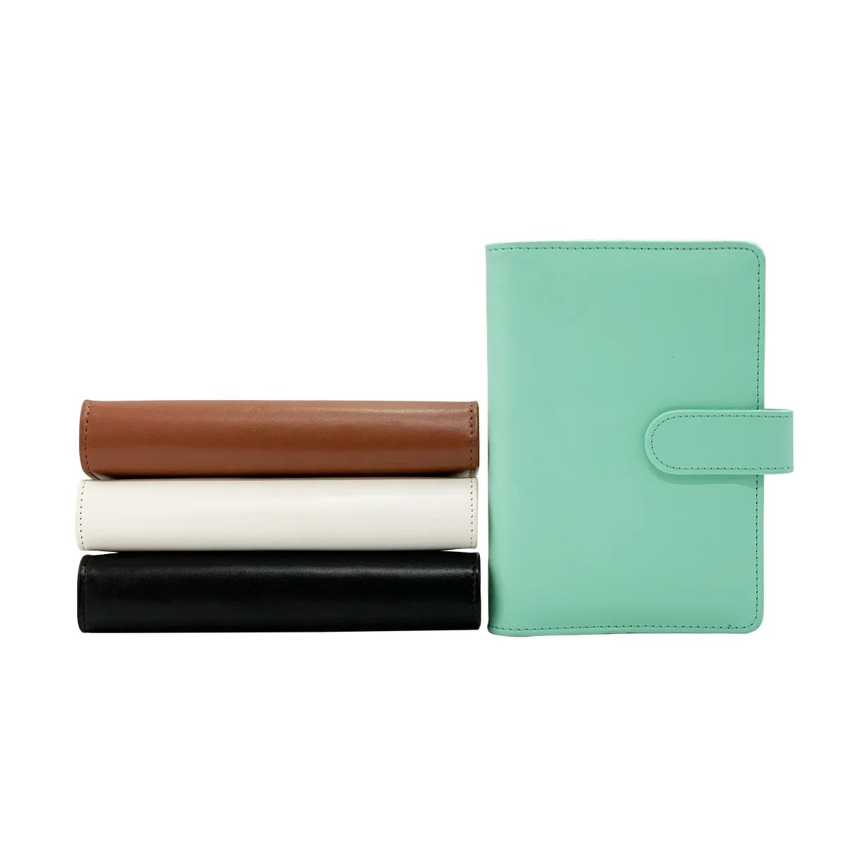 Macaroon A6 Refill Planner Cover with Magnetic Buckle 6 Rings Loose-Leaf Binder