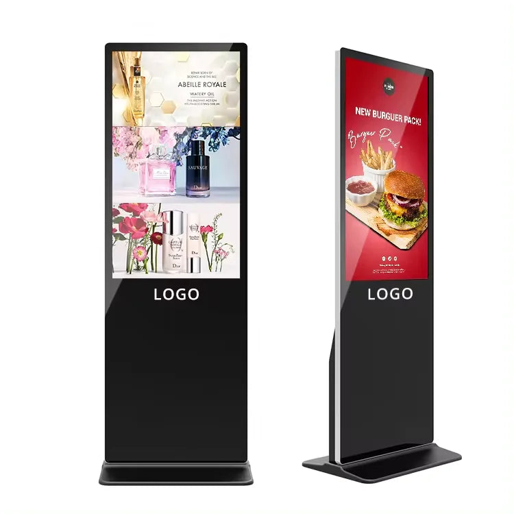 32 43 50 55 65 Inch Floor Standing Lcd Advertising Display Android Totem for Restaurant Coffee Shop