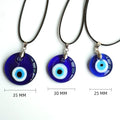 DS Wholesale Turkey Blue Eye Glass Pendant Necklace Pendant Accessories Simple Wax Line Evil Angel Eye Necklace