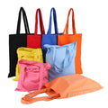 Colorful Custom Logo Printed Plain Eco Cotton Tote Bag Recycled Shopping Shoulder Handle Canvas Tote Bag