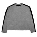 Custom Logo Screen Printing DTG Embroidery 100% Cotton Waffle Fabric Long Sleeve Thermal Shirt for Men