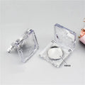 2ml Makeup Plastic square Powder Blusher Palette Eye Shadow Jar Highlight Container