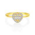 QX Custom OEM Fine Jewelry Wedding 925 Sterling Silver Engagement Heart 8A Cubic Zirconia Rings for Women Men