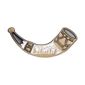 Classical Movies Horn Enamel Pin Retro Vintage Musical Instrument Lapel Pin Hard Collect Metal Brooches Wholesale Pin Jewelry