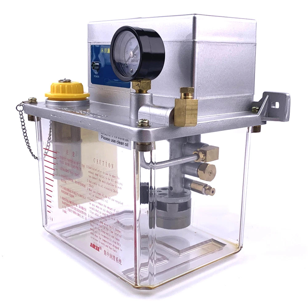 Miran 3L PLC Controlled Customized Automatic Lubrication Oil Pump Low Pressure CNC Machine System with OEM Support