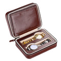 PU Leather Watch Organizer Box Personalized Gift Box Leather Watch Case 2 4 Slots Watch Storage case