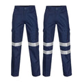 High Visibility Cotton Reflective Uniforms Workwear Safety Work Wear Pants Security Uniform Long Pants for Men