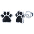 2023 New Arrival 925 Sterling Silver Cute Animal Paw Stud Earrings Vintage Style for Wedding Party or Gift