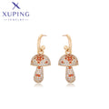 X000701815 Xuping Jewelry Fashion Mushroom Earring 18K Gold Color Iced Out Elegant Luxury Royal Romantic Trendy Earring