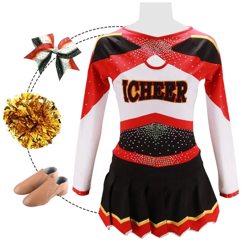 Leading Factory Offers ODM Service Custom Cheerleading Uniforms for Squad and Team Competitive Cheer Uniforms