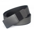 Wholesale Double-Side Color  Dual Use Belt Alloy Automatic Reversible Buckle Men Nylon Belt