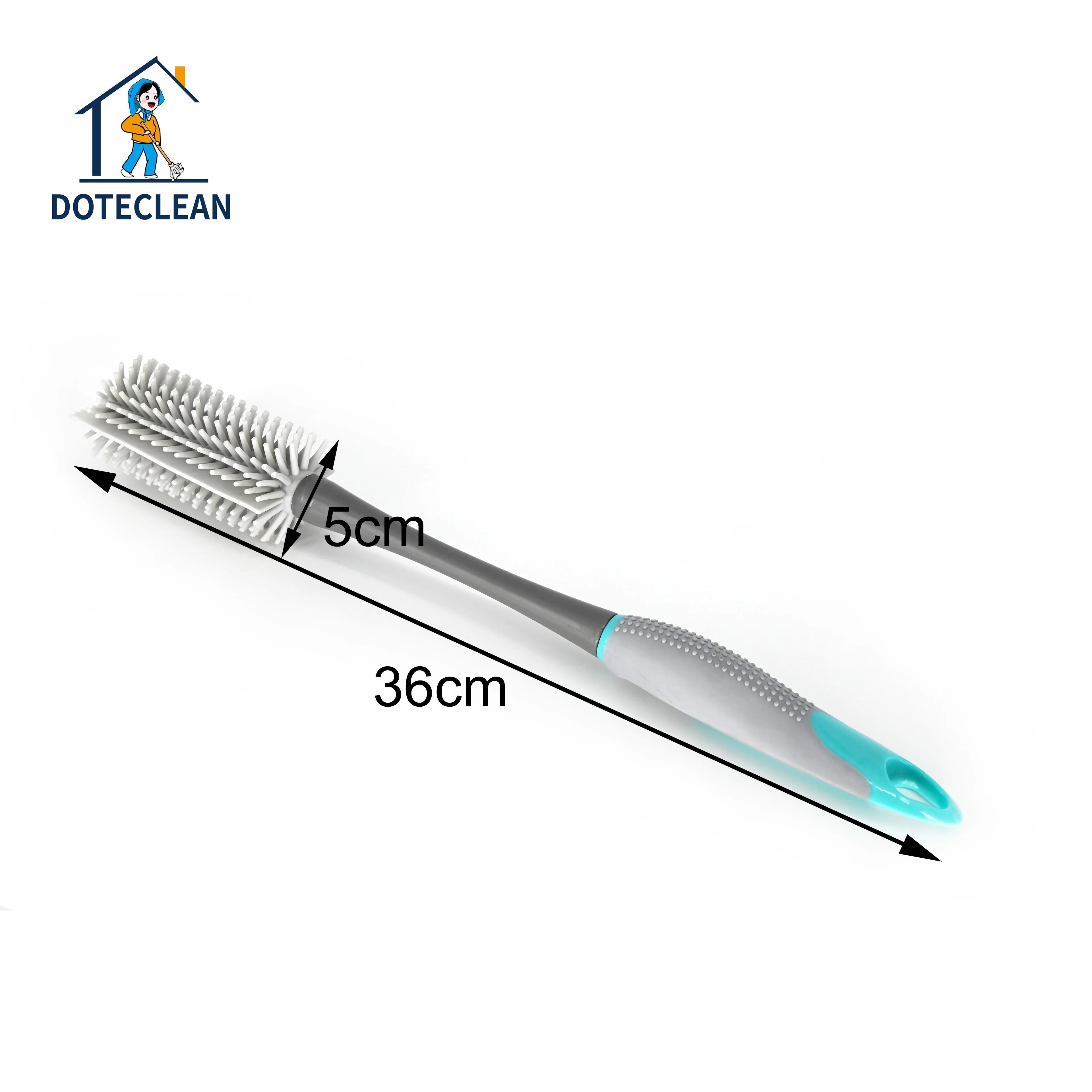 Hot Sale Household Cleaning Brushes Set TPR Silicone Table Kitchen Cleaning Tools Dish Washing Scrubber Brush