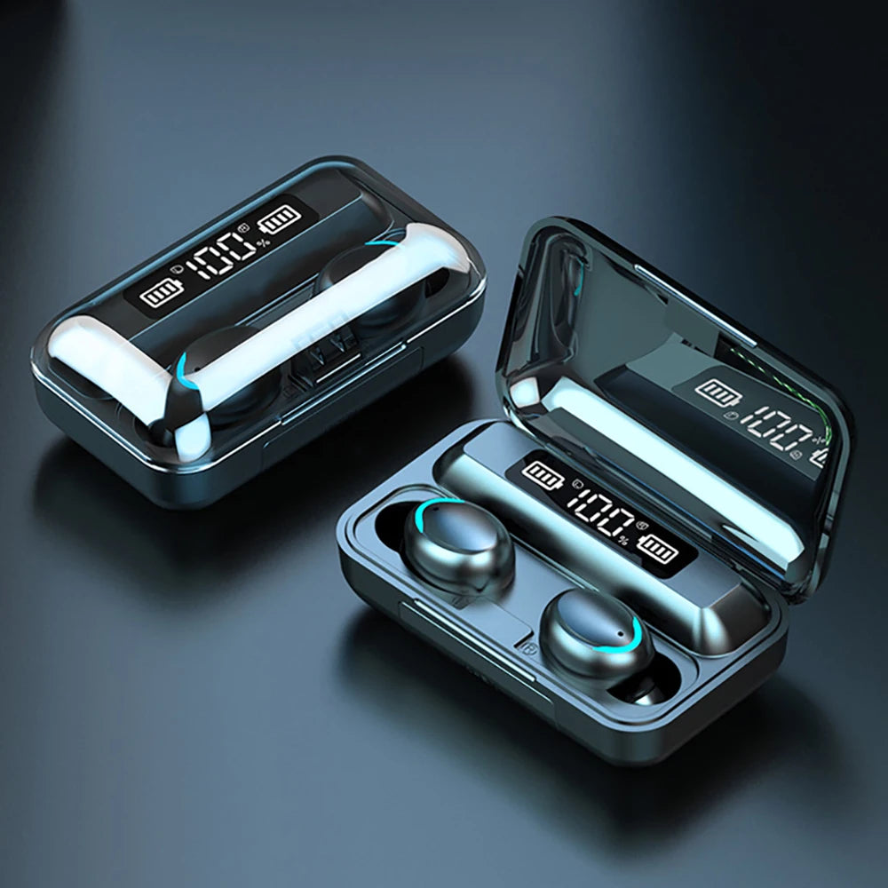 Factory Price TWS Earbuds 8D Bass Stereo In-ear Handsfree Headset with Microphone Charging Case IPX7 5.0 Wireless Earphones