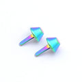Purse Bucket Nail for Handbag 10mm 12mm Rainbow Color Metal Bag Feet