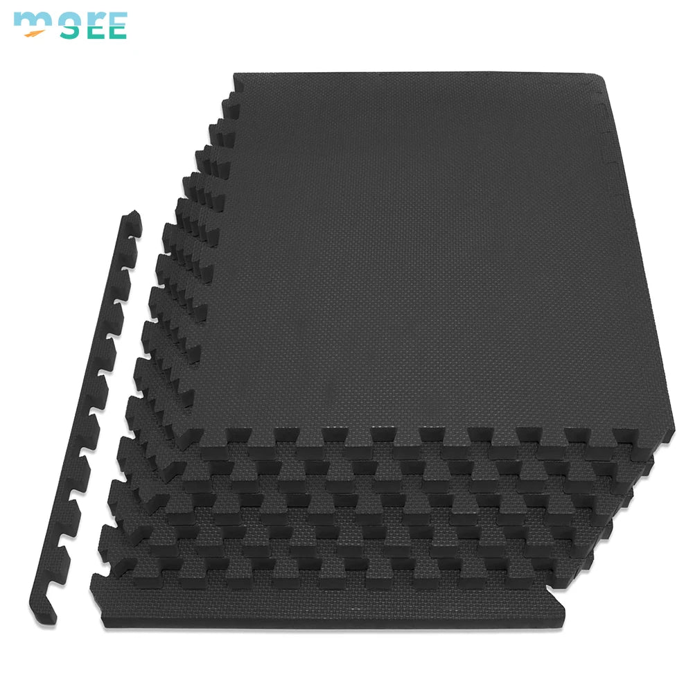 SeeMore Brand 24-Inch Extra Thick Puzzle EVA Foam Interlocking Workout Tiles Home Gym Protective Flooring Equipment